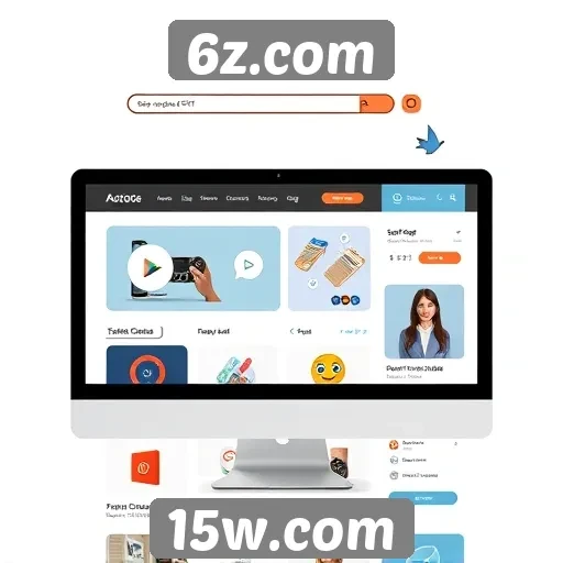 Explorando a interface e usabilidade do 6z.com