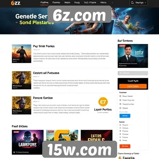 Novas funcionalidades do site 6z.com para gamers